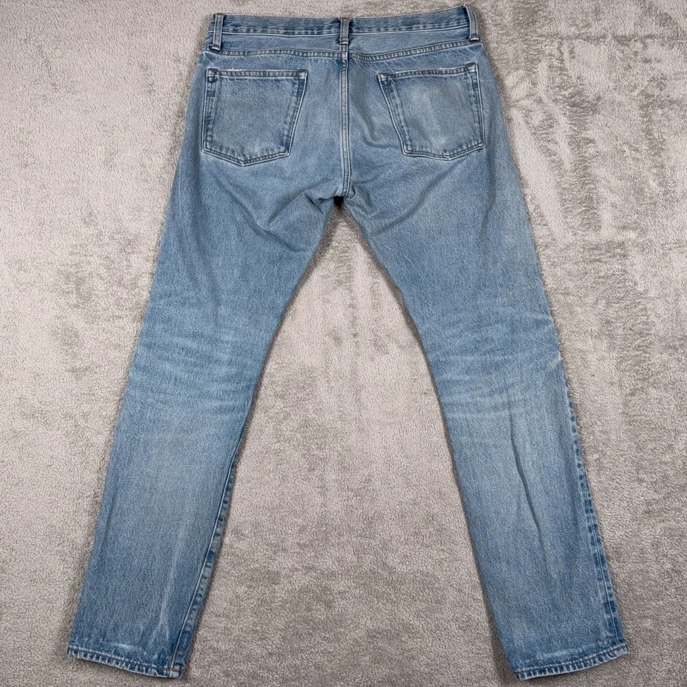 J. Crew Jeans Mens 31x32 Blue Slim Tapered 484 Kaihara Japanese Selvedge Denim